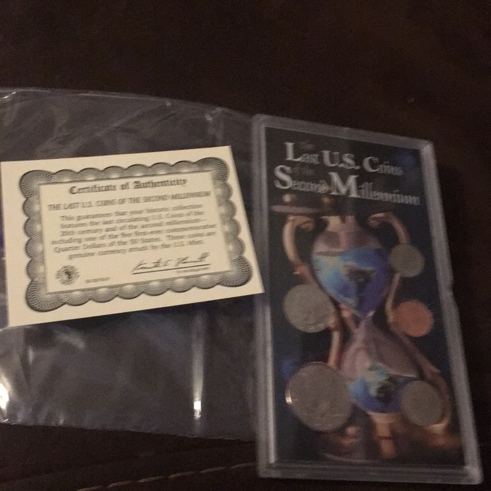 The last of the second millennium coin set